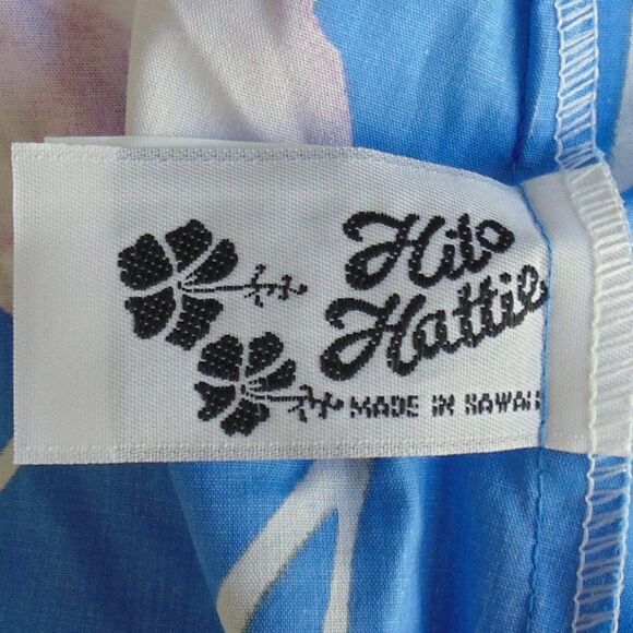 new Vintage HILO HATTIE True Wrap/Sarong/Pareo, OS, Blue Floral, Maxi Dress - Picture 14 of 16